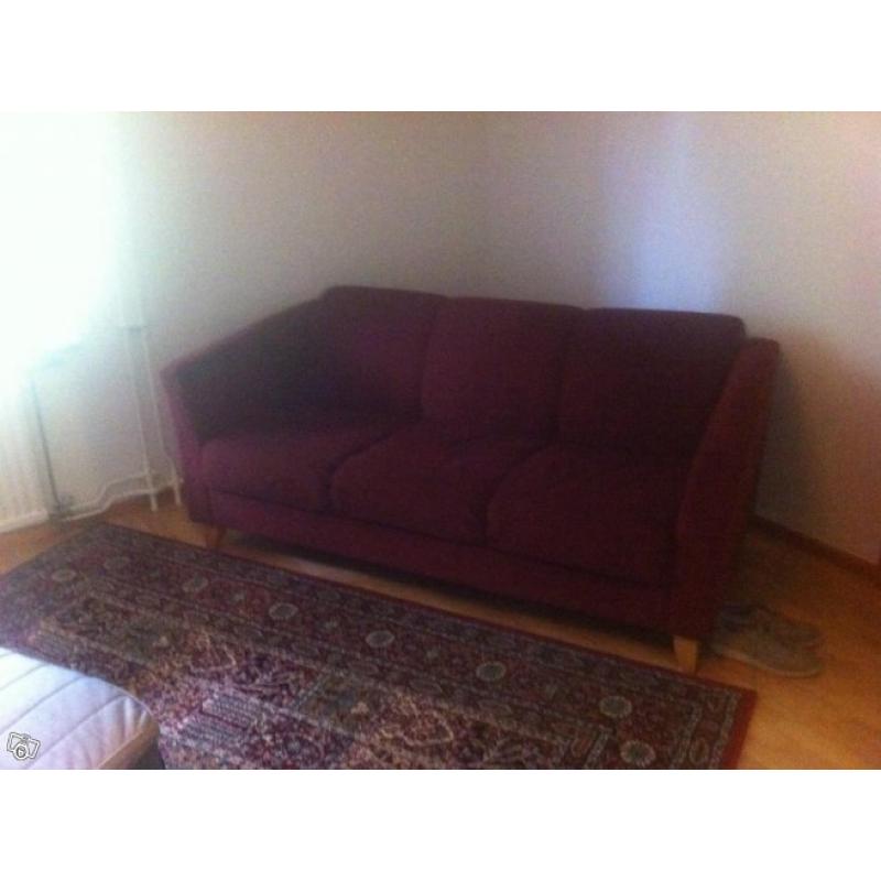 Säng 140cm, 3-sits soffa