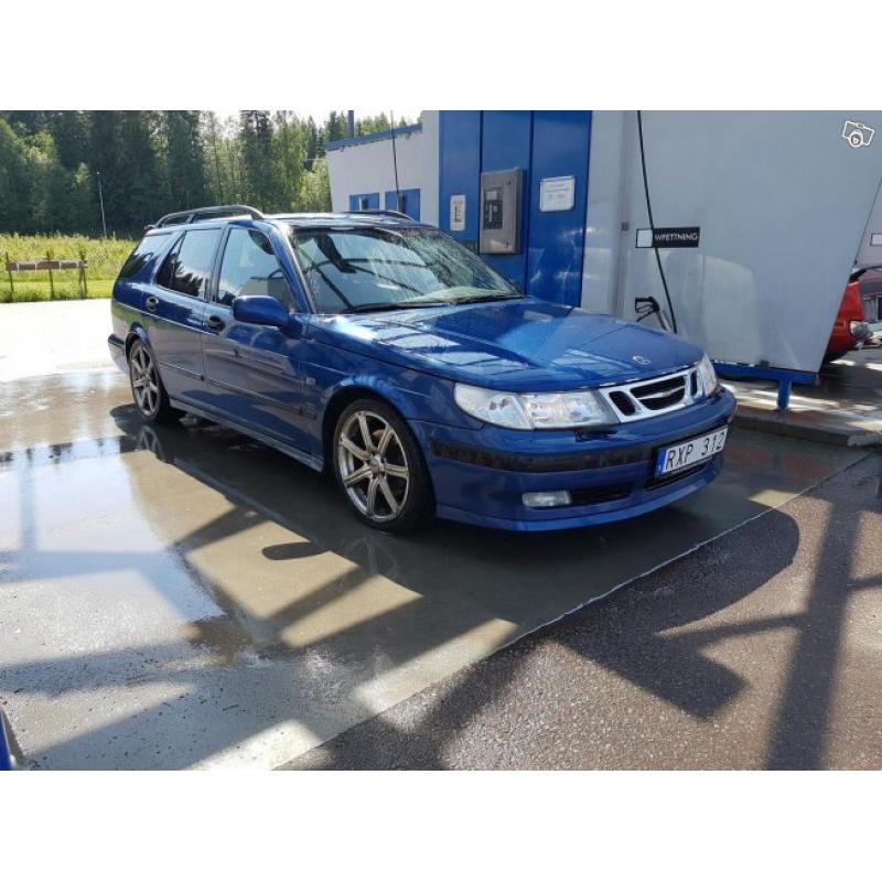 Saab 9-5 Aero kombi nybesiktad och körklar -01