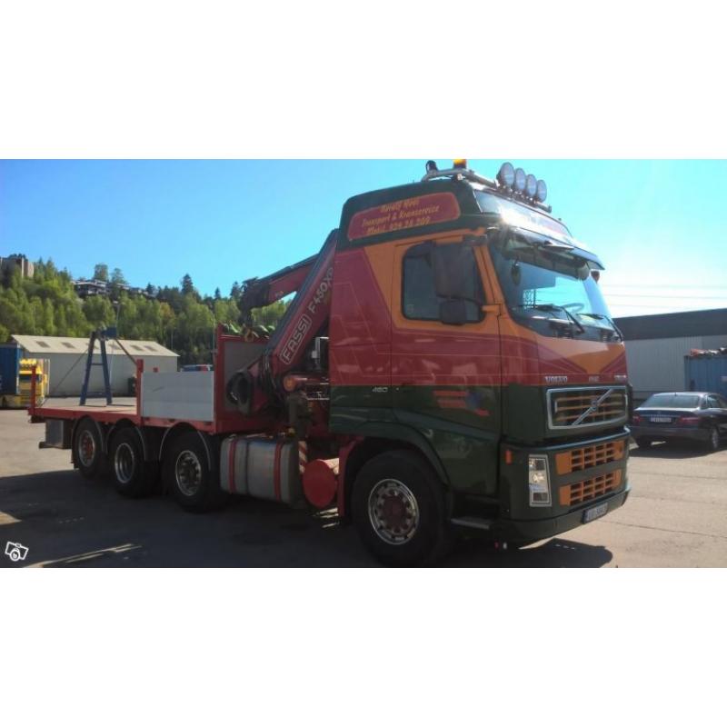 Volvo FH12 kranbil m/ 2006 Fassi 450XP + jib