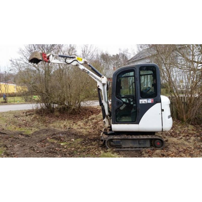 Minigrävare bobcat 1.6t UTHYRES