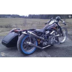 Harley 69 Panhead med sidovagn