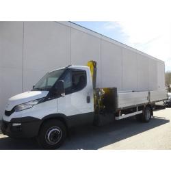 Iveco Flakbil med kran Totalvikt 7200kg -16