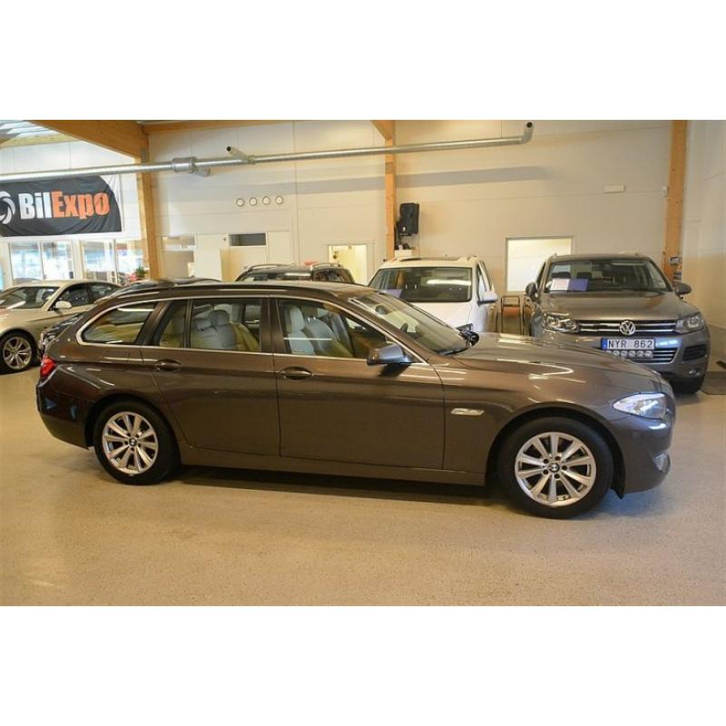 Bmw 520 d touring skinn webasto panorama drag -12