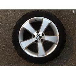 17" Originala Audi & Vw Fälgar Med Vinterdäck