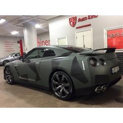 Nissan GT-R Sv-såld 4300mil Kamouflage -10