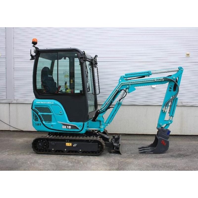 Kobelco SK18 - 50% på släp & 3 års garanti!