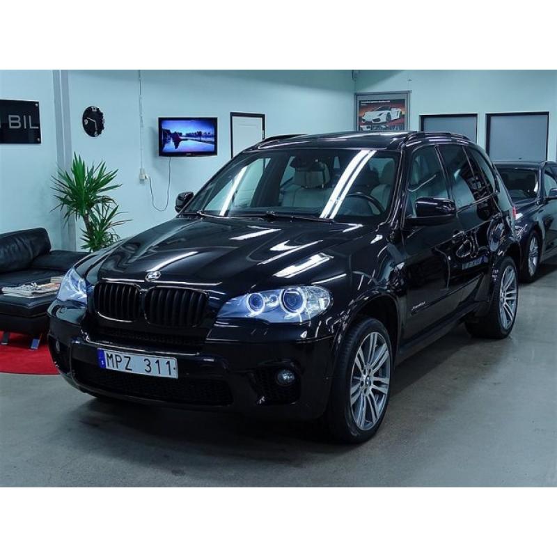 BMW X5 40D M-sport, 7sits,V-hjul,Panorama,Dra -11