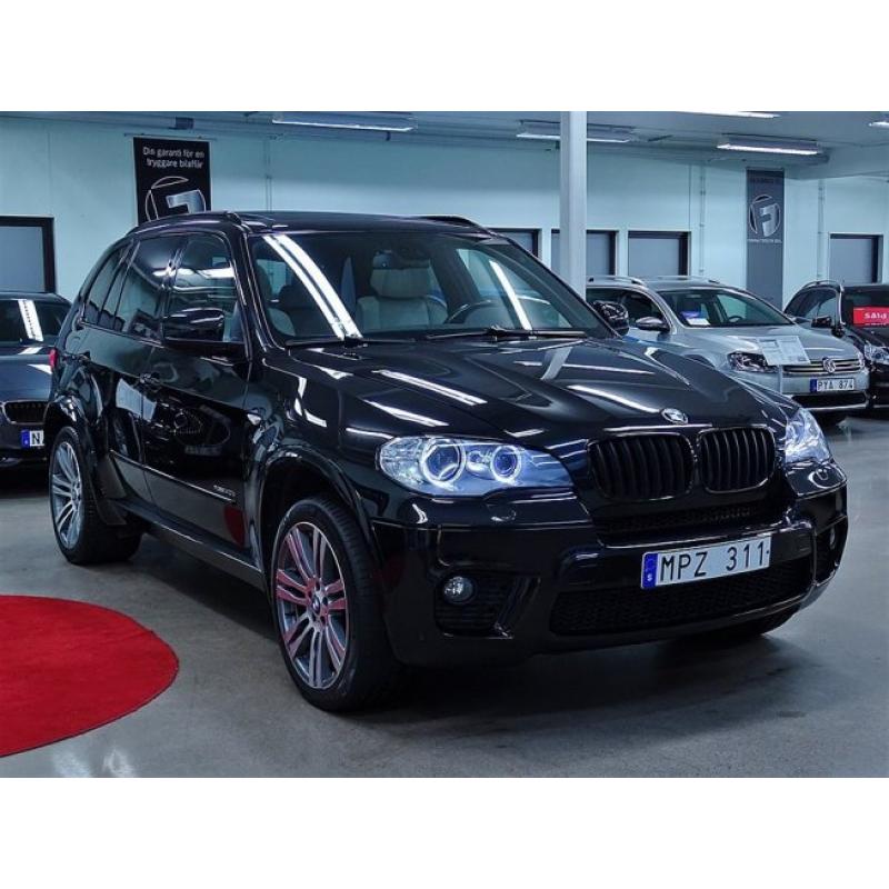 BMW X5 40D M-sport, 7sits,V-hjul,Panorama,Dra -11