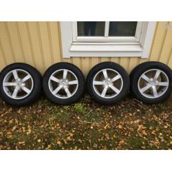 8 st 16" dubbdäck med fälg Subaru outback